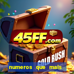 numeros que mais saem no minas cap